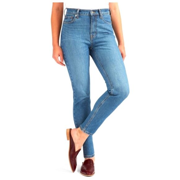 Everlane The High Rose Skinny Jean Medium Wash Size 26 Ankle - Picture 1 of 9